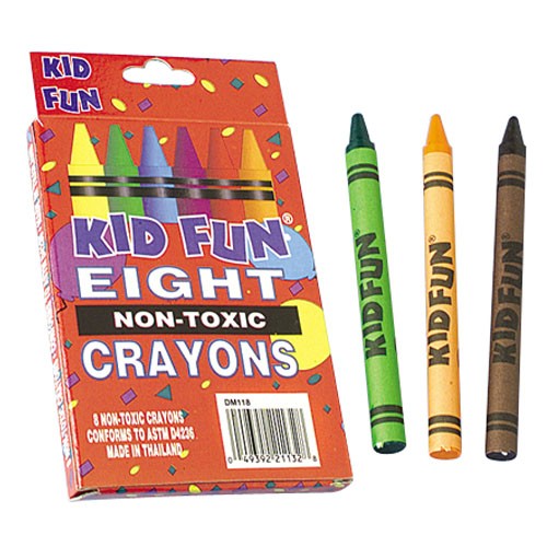 8 Pack Crayons<br>1 dozen
